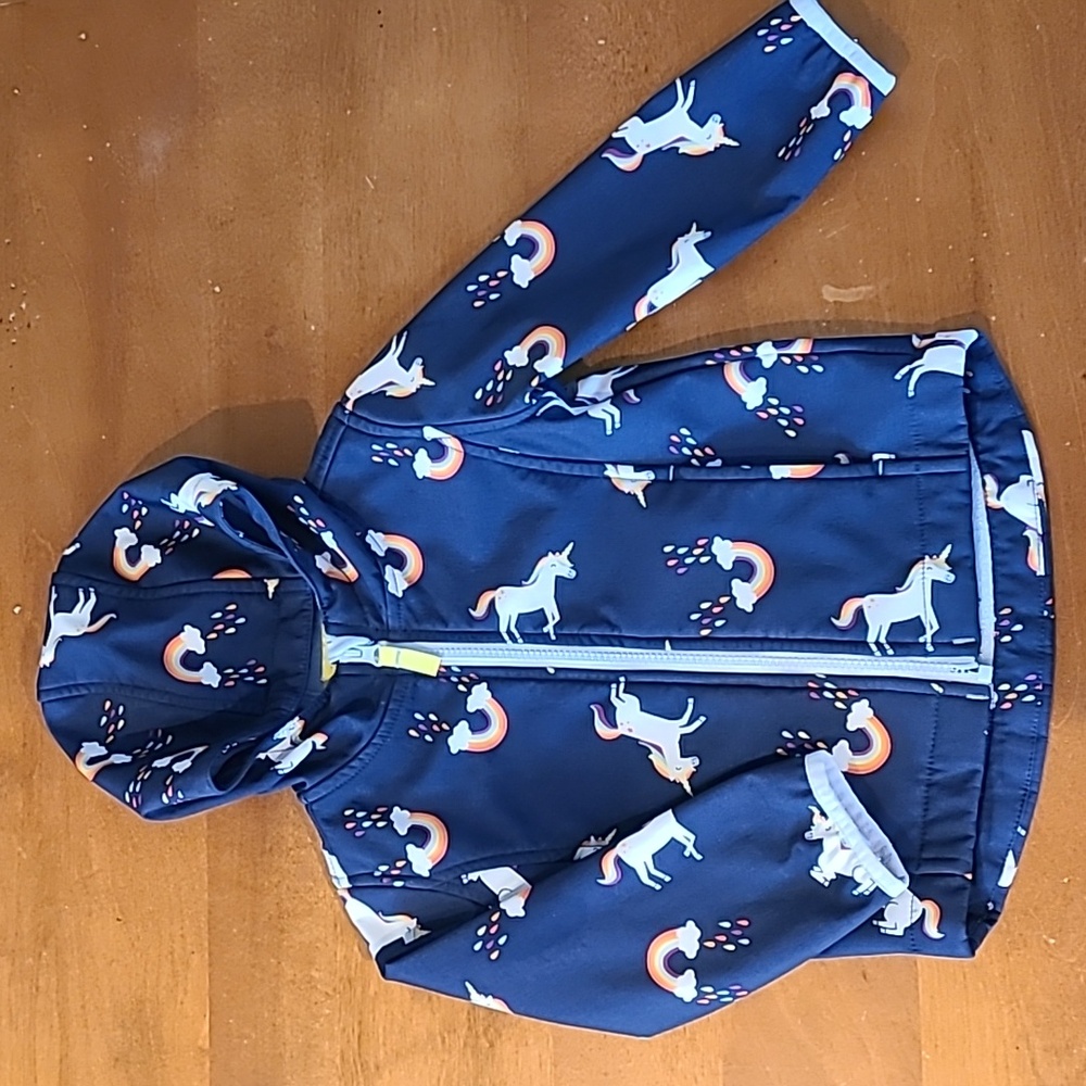 Cat and Jack 2t Unicorn Raincoat